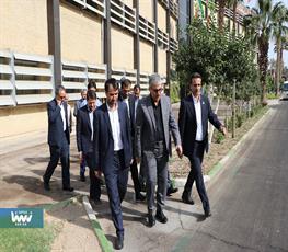 بازدید معاون وزیر نفت و مدیرعامل شرکت ملی صنایع پتروشیمی از پتروشیمی شیراز 1