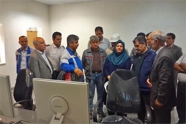 بازدید معاون مدیرعامل شرکت ملی صنایع پتروشیمی از پتروشیمی هگمتانه 12