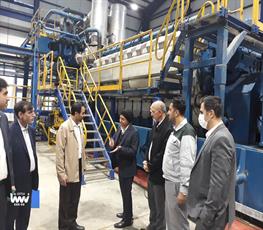 بازدید معاون وزیر نفت و مدیرعامل شرکت ملی صنایع پتروشیمی از پتروشیمی کردستان 14
