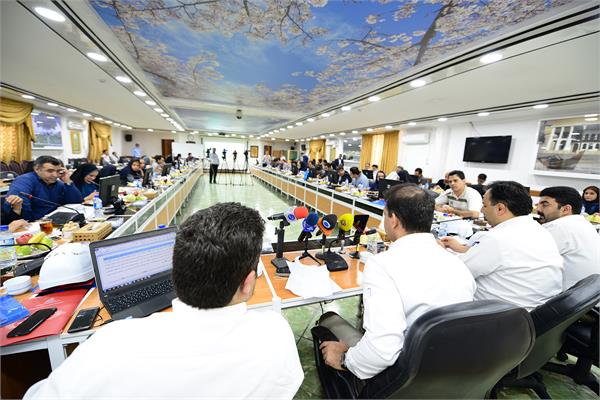 نشست خبری مدیرعامل شرکت شیمیایی صدف عسلویه 10