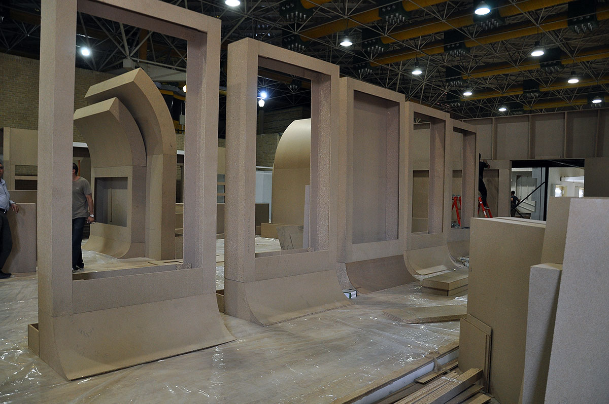 ایران پلاست نهم جان می گیرد / دومین روز غرفه سازی نمایشگاه ایران پلاست 4