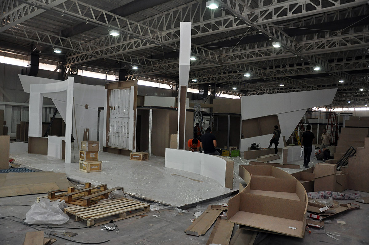 ایران پلاست نهم جان می گیرد / دومین روز غرفه سازی نمایشگاه ایران پلاست 7