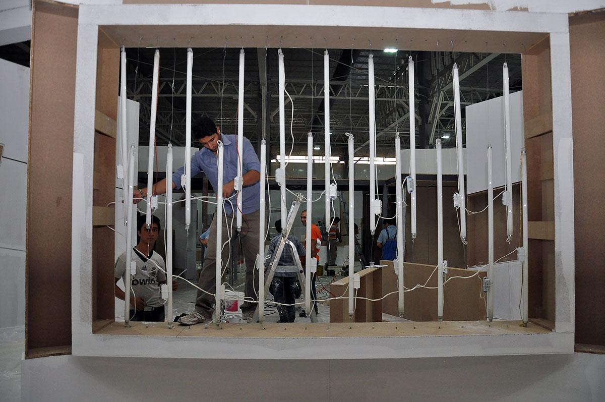 ایران پلاست نهم جان می گیرد / دومین روز غرفه سازی نمایشگاه ایران پلاست 10