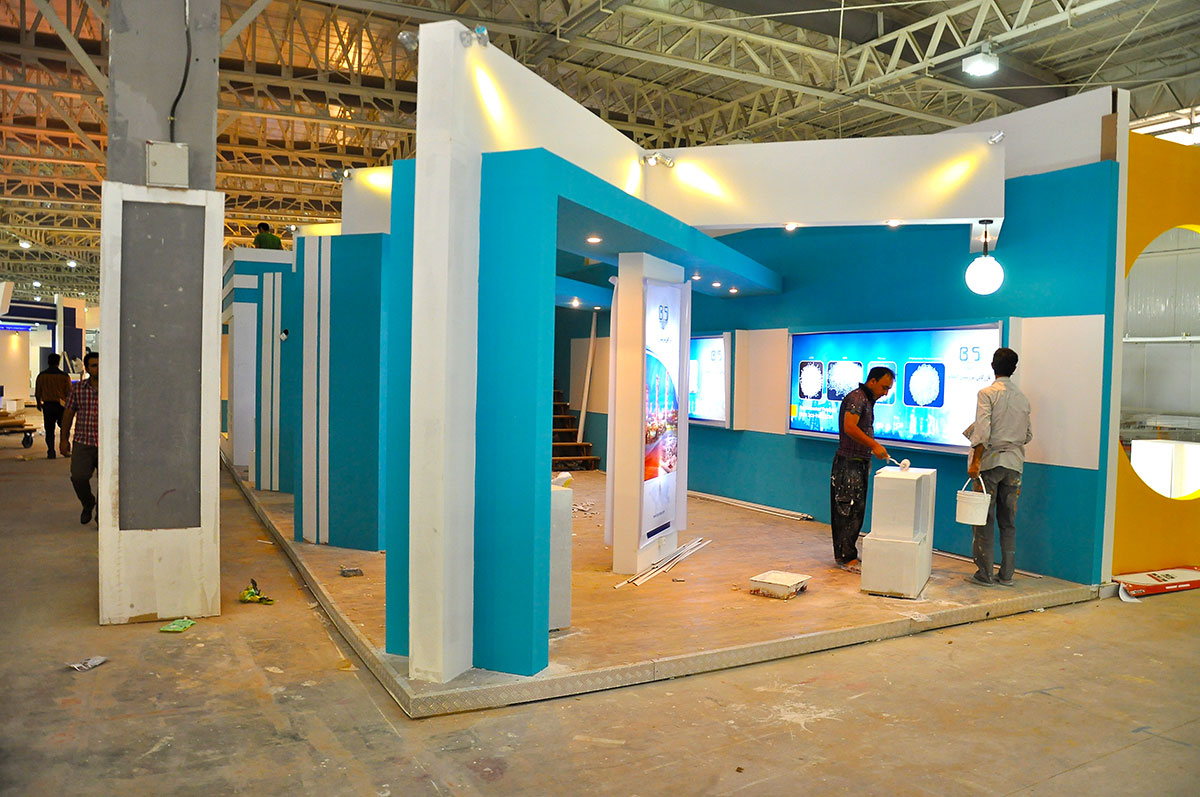 غرفه سازی در ایستگاه پایانی / آخرین روز ساخت غرفه های نمایشگاه ایران پلاست 3