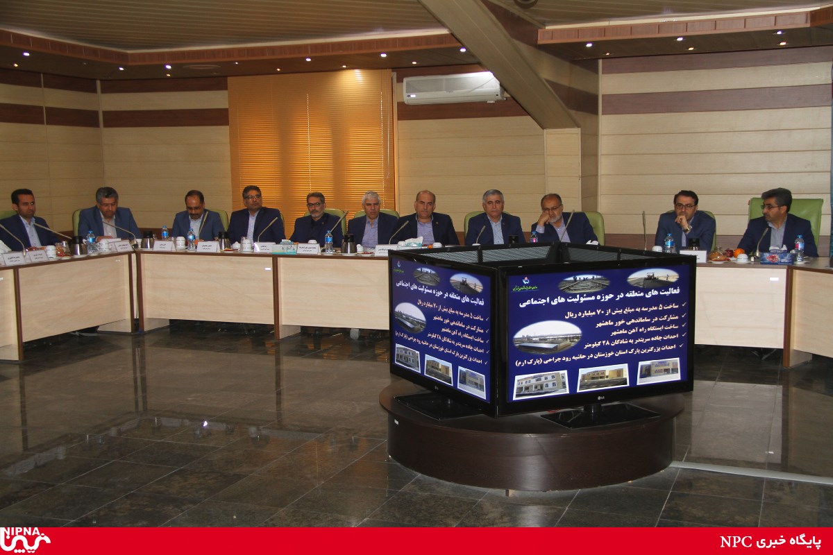 بازدید دکتر نوروز زاده از طرحها و مجتمع های پتروشیمی منطقه ویژه اقتصادی پتروشیمی ماهشهر-96/11/2 5