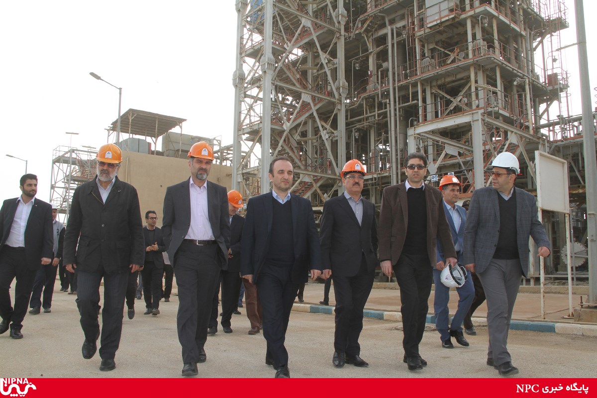 بازدید دکتر نوروز زاده از طرحها و مجتمع های پتروشیمی منطقه ویژه اقتصادی پتروشیمی ماهشهر-96/11/2 21