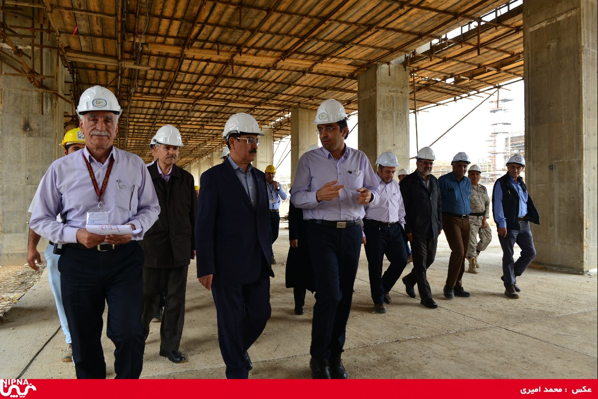 بازدید دکتر نوروز زاده از طرح پتروشیمی گچساران و طرح پالایشگاه گاز بید بلند خلیج فارس -97/1/27 6