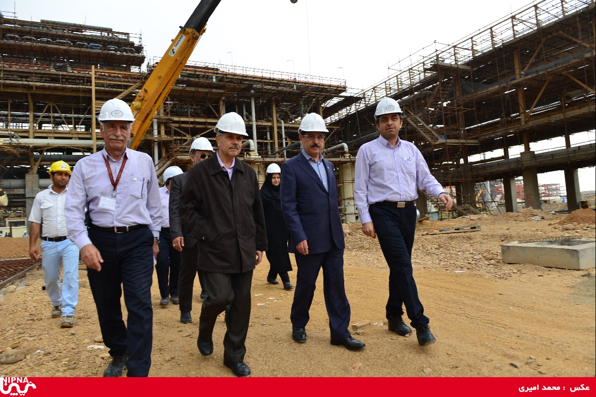 بازدید دکتر نوروز زاده از طرح پتروشیمی گچساران و طرح پالایشگاه گاز بید بلند خلیج فارس -97/1/27 7