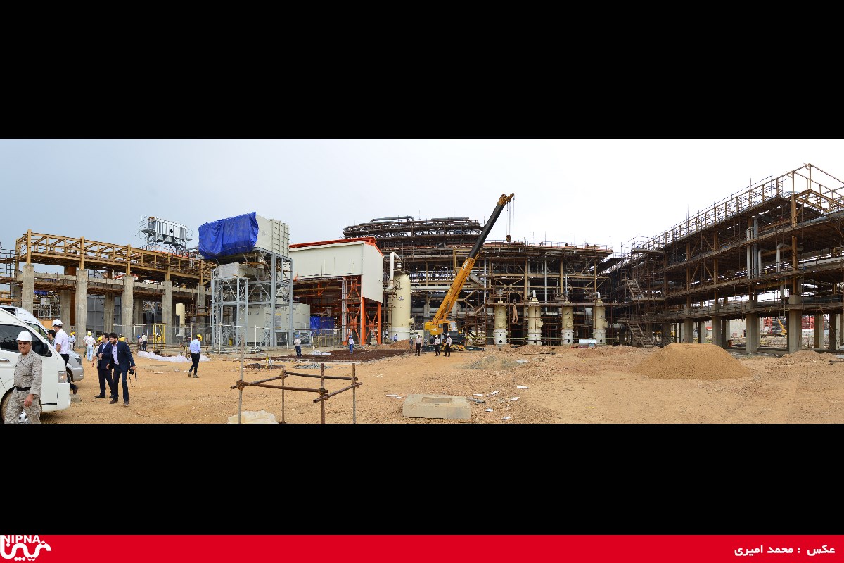 بازدید دکتر نوروز زاده از طرح پتروشیمی گچساران و طرح پالایشگاه گاز بید بلند خلیج فارس -97/1/27 16