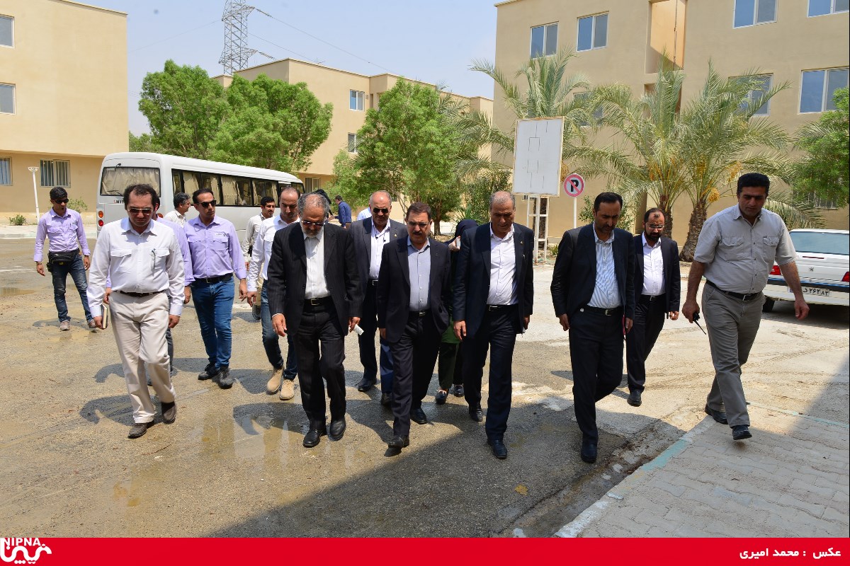 دیدار دکتر نوروز زاده با استاندار بوشهر، بازدید از طرح پتروشمی مرجان و شهرک مسکونی ولیعصر-97/5/16 11