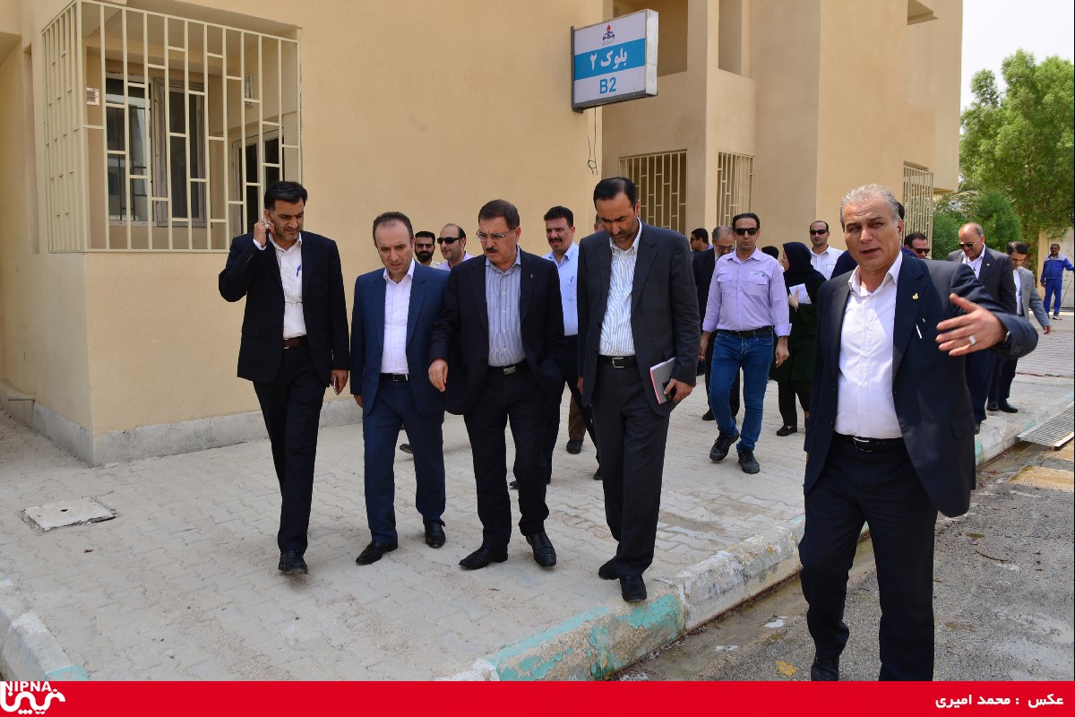 دیدار دکتر نوروز زاده با استاندار بوشهر، بازدید از طرح پتروشمی مرجان و شهرک مسکونی ولیعصر-97/5/16 12