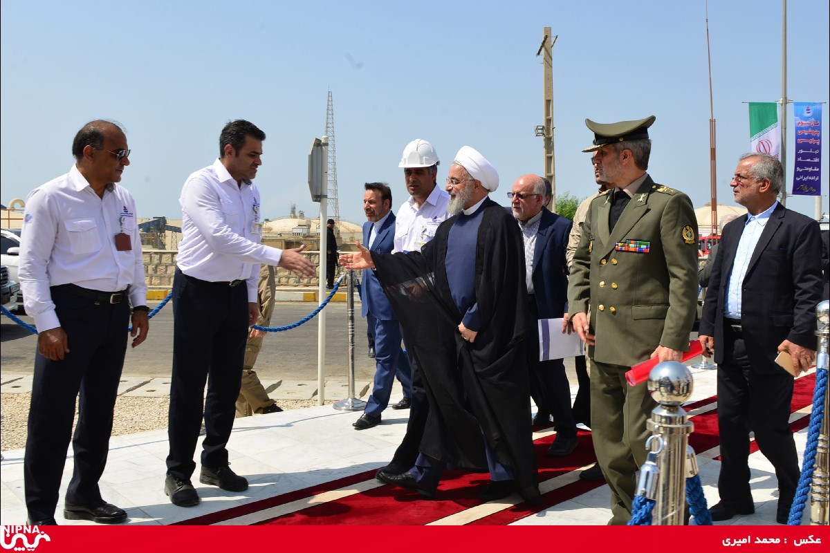 آئین افتتاحیه پتروشیمی مرجان، فاز 3 پتروشیمی پردیس، نیروگاه تولید برق و بخار پتروشیمی دماوند و امضاء قرارداد جمع آوری گازهای مشعل عسلویه 97/6/13 22