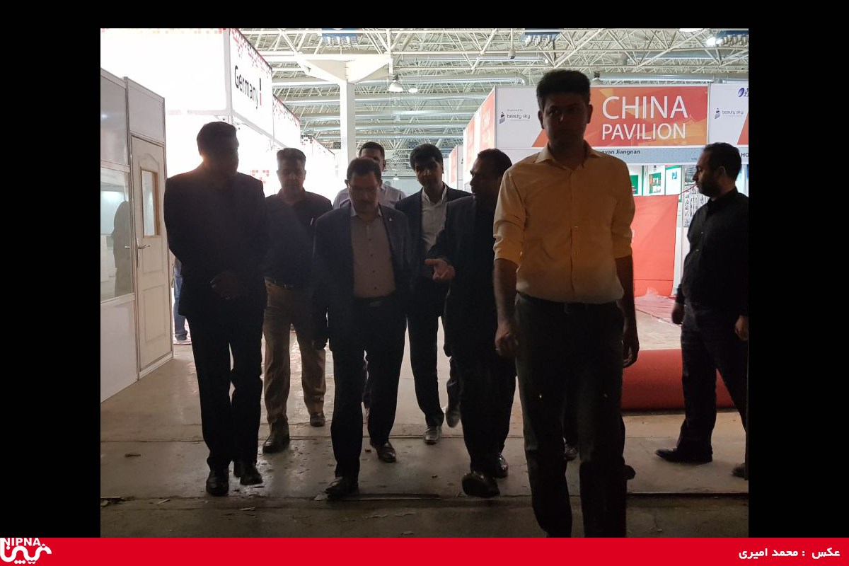 بازدید دکتر نوروز زاده از روند پیشرفت برپایی دوازدهمین نمایشگاه بین المللی ایران پلاست 97/7/1 3