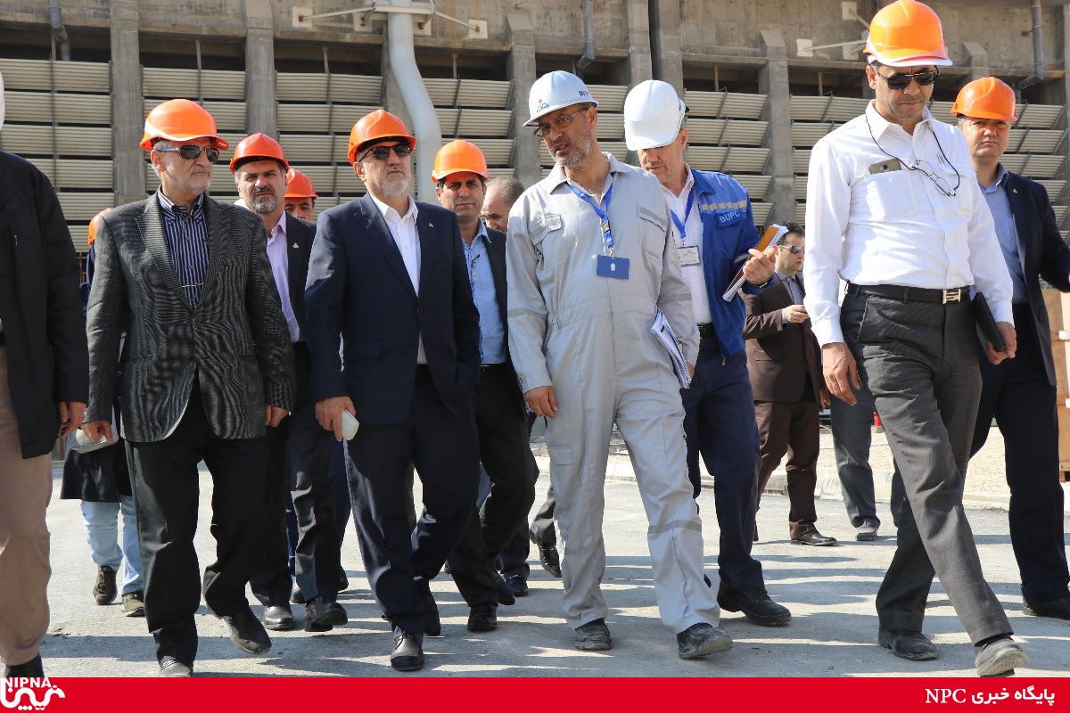 بازدید معاون وزیر نفت از چند طرح توسعه ای پتروشیمی در منطقه ویژه اقتصادی پارس (عسلویه)  و منطقه انرژی بر پارسیان– 97/9/28و27 29
