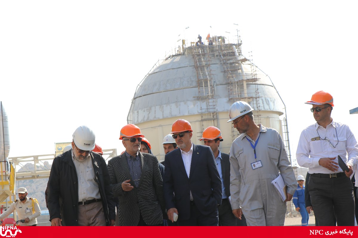 بازدید معاون وزیر نفت از چند طرح توسعه ای پتروشیمی در منطقه ویژه اقتصادی پارس (عسلویه)  و منطقه انرژی بر پارسیان– 97/9/28و27 30