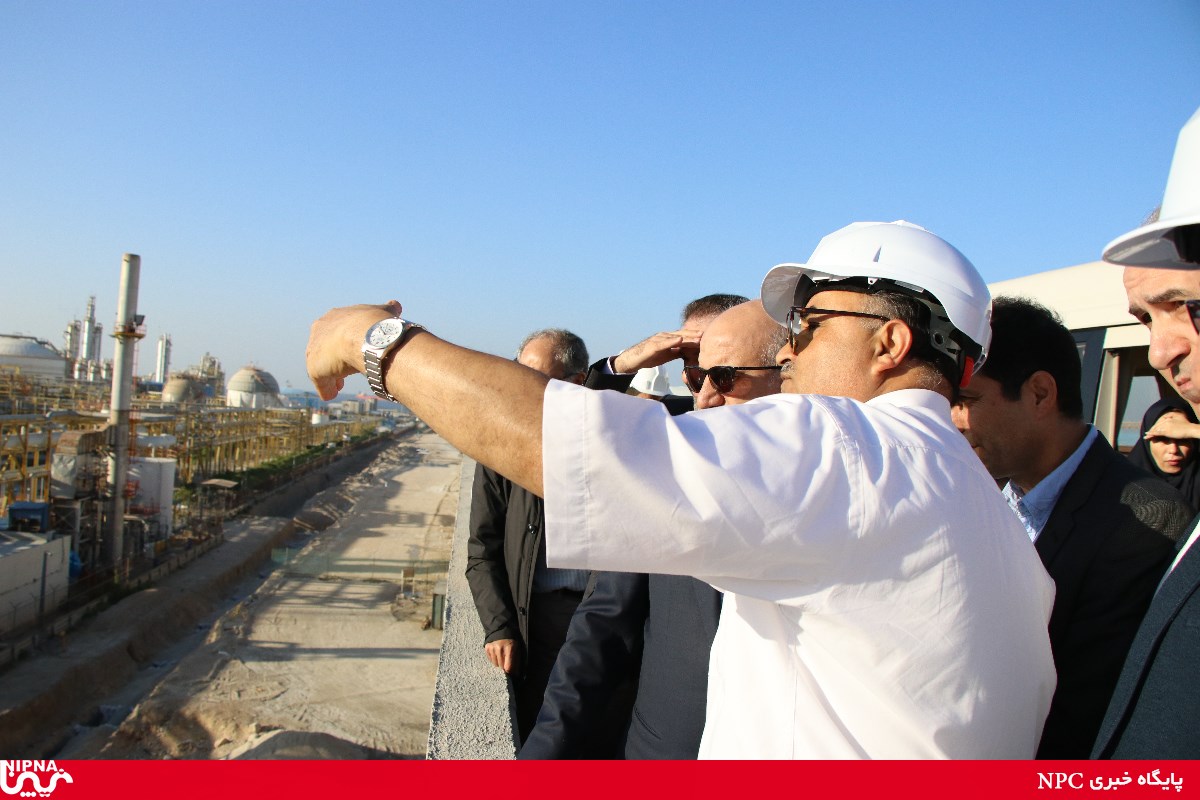 بازدید معاون وزیر نفت از چند طرح توسعه ای پتروشیمی در منطقه ویژه اقتصادی پارس (عسلویه)  و منطقه انرژی بر پارسیان– 97/9/28و27 41