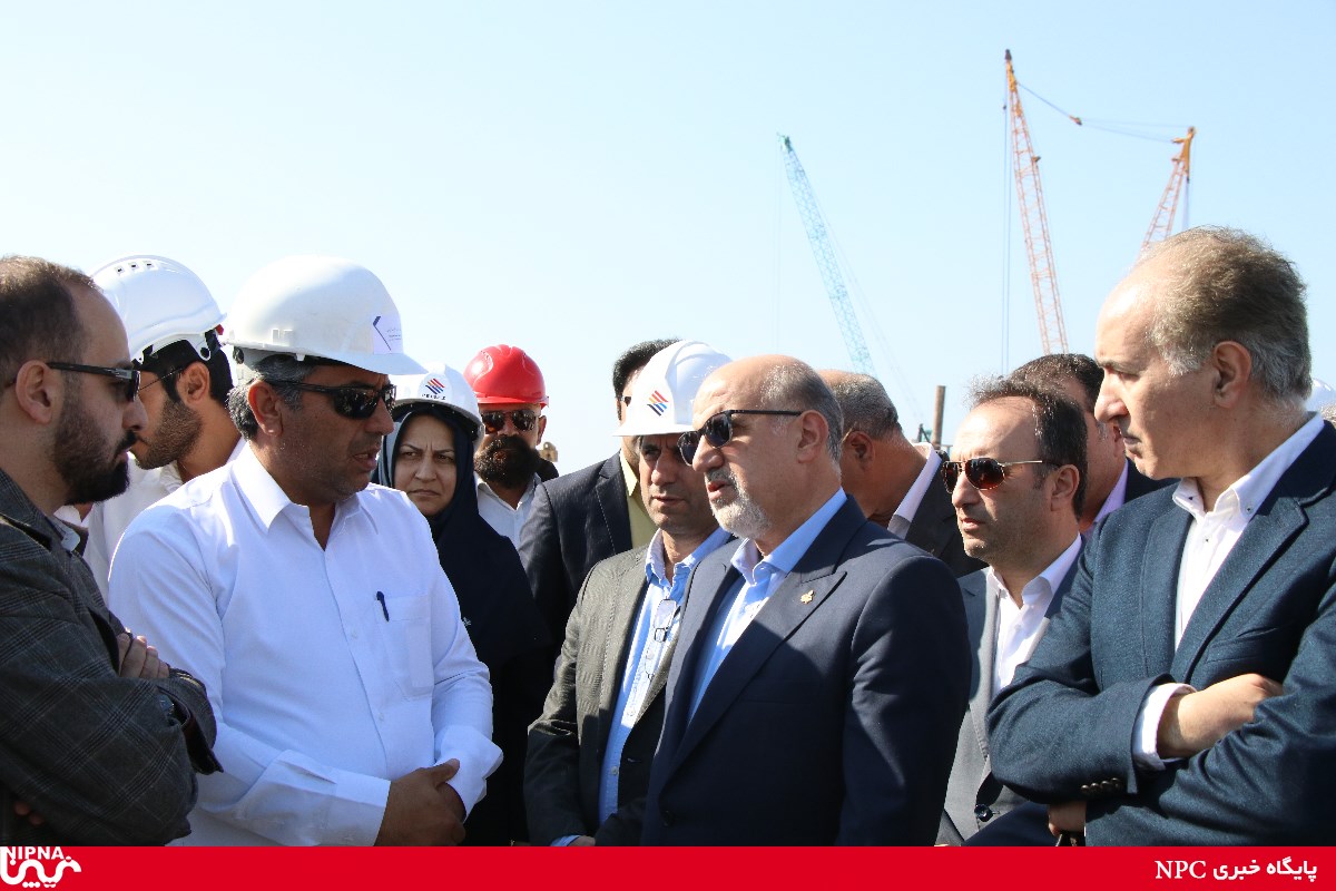 بازدید معاون وزیر نفت از چند طرح توسعه ای پتروشیمی در منطقه ویژه اقتصادی پارس (عسلویه)  و منطقه انرژی بر پارسیان– 97/9/28و27 48