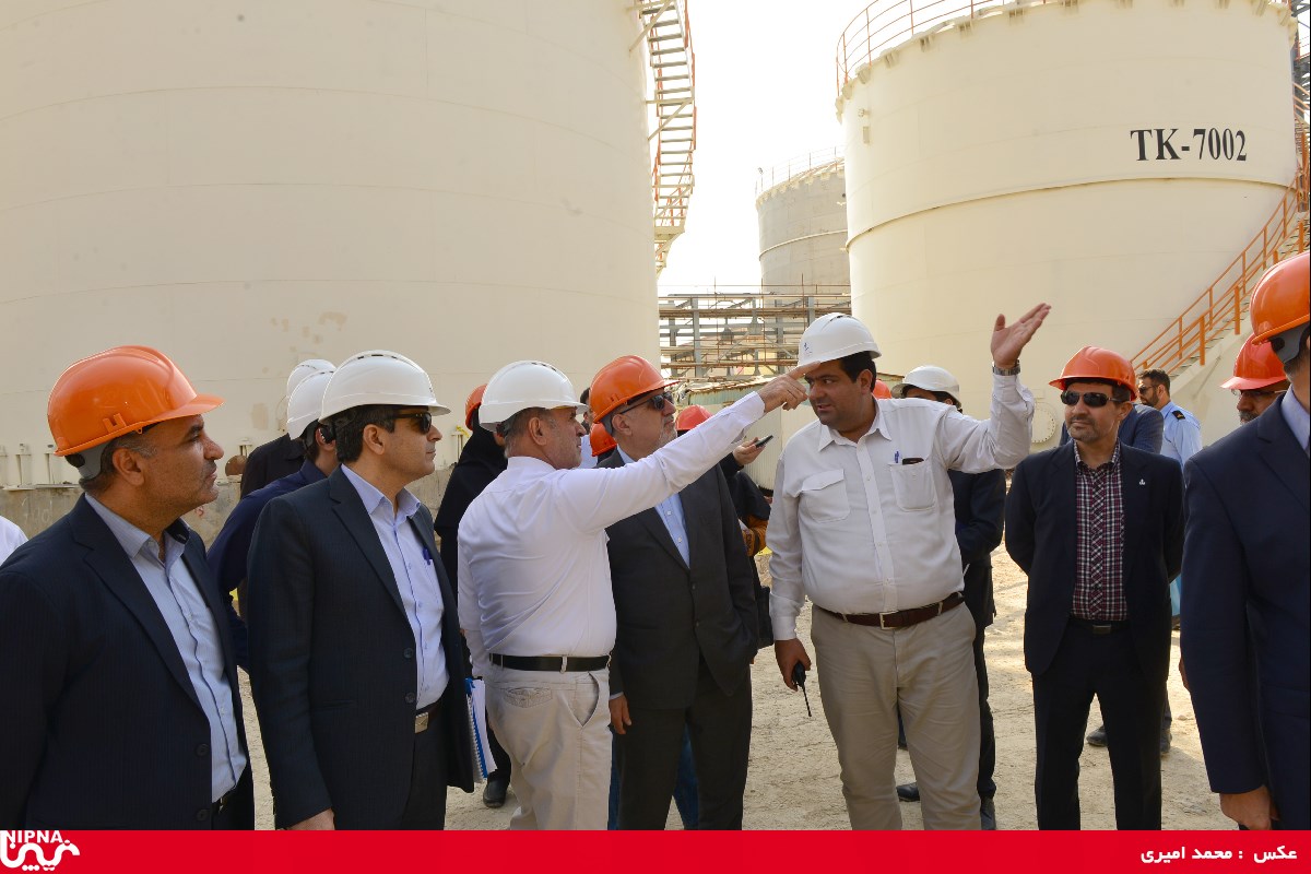 بازدید معاون وزیر نفت و مدیرعامل شرکت ملی صنایع پتروشیمی از طرح های پتروشیمی دنا، کیمیای پارس، سبلان و هنگام - 97/10/26 12