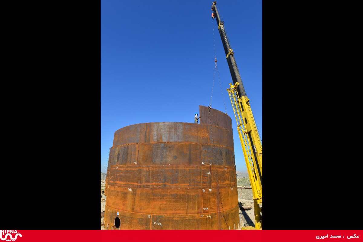 بازدید معاون وزیر نفت و مدیرعامل شرکت ملی صنایع پتروشیمی از  روند  پیشرفت طرح پتروشیمی گچساران - 97/12/13 2