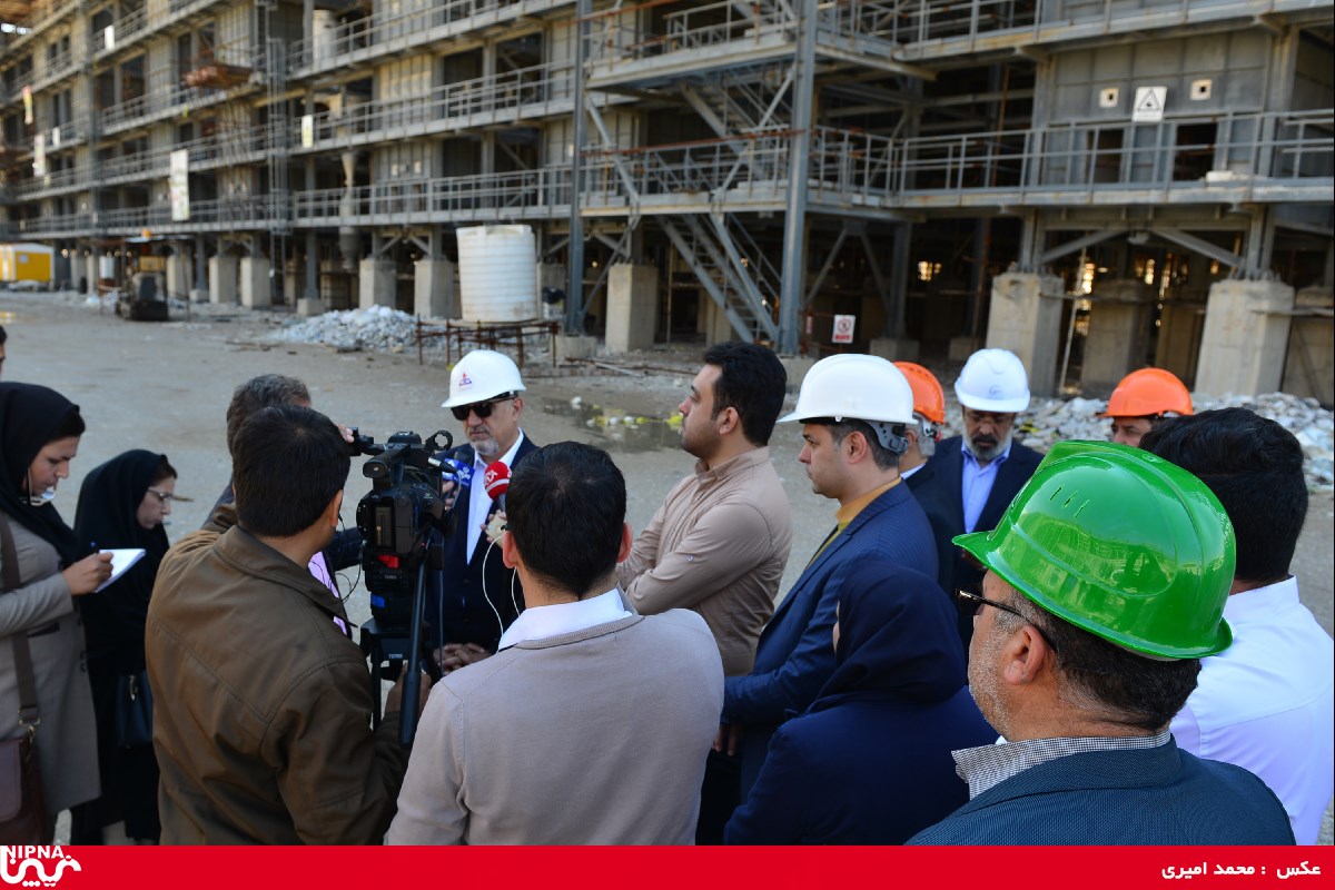 بازدید معاون وزیر نفت و مدیرعامل شرکت ملی صنایع پتروشیمی از  روند  پیشرفت طرح پتروشیمی گچساران - 97/12/13 10