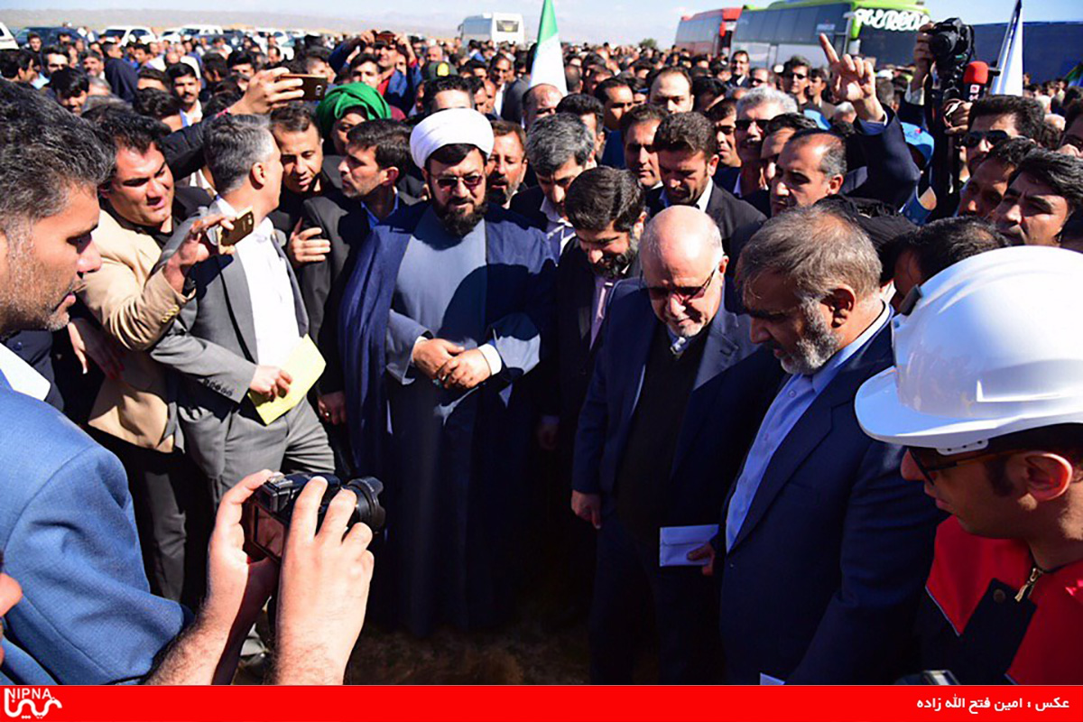 آغاز عملیات اجرایی طرح اتیلن اکساید اندیمشک با حضور وزیر نفت- 97/12/16 3