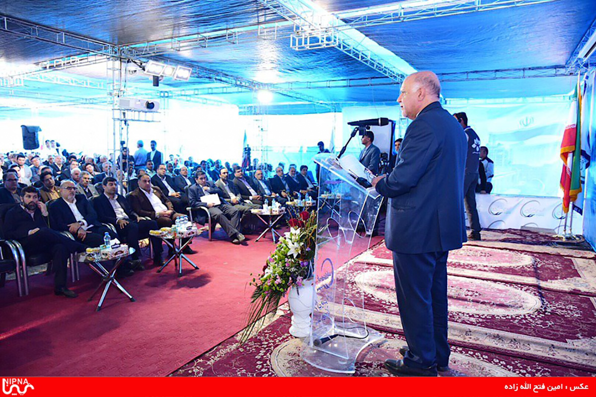 آغاز عملیات اجرایی طرح اتیلن اکساید اندیمشک با حضور وزیر نفت- 97/12/16 18