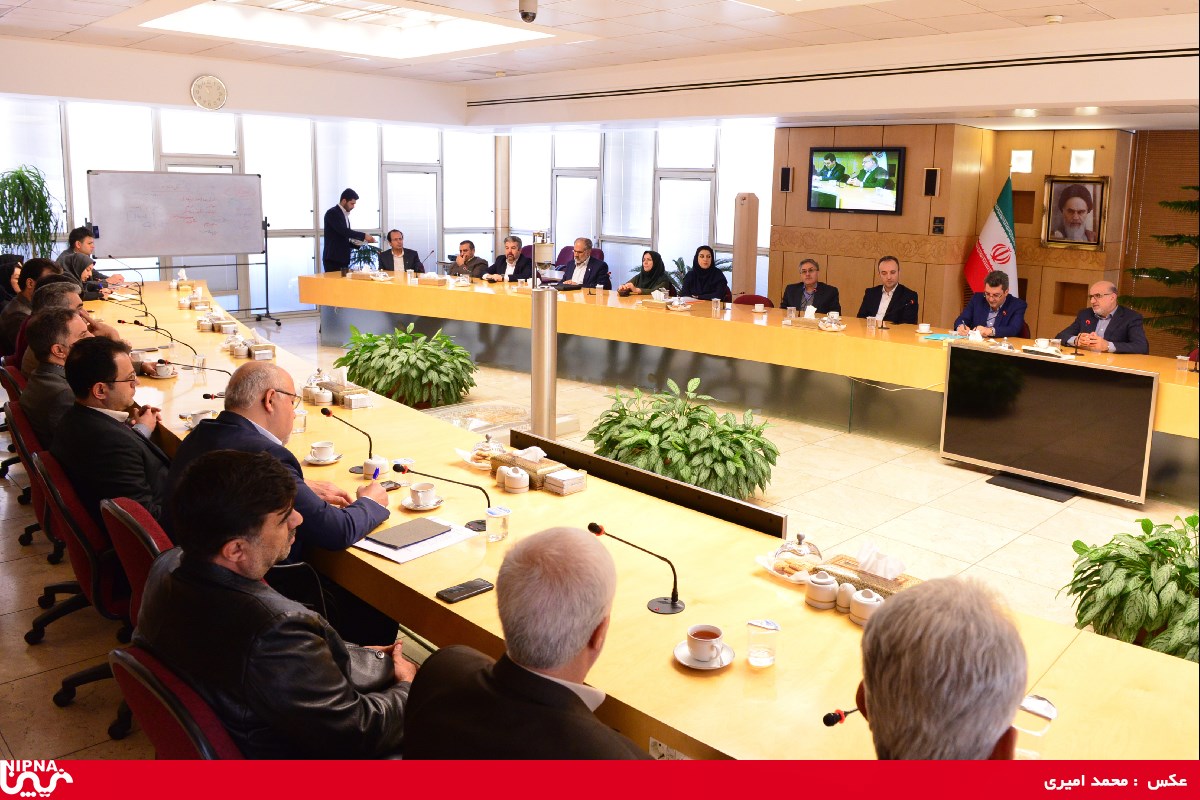 مراسم معارفه سرپرست HSE شرکت ملی صنایع پتروشیمی- 97/12/19 10