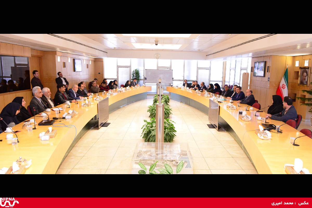 مراسم معارفه سرپرست HSE شرکت ملی صنایع پتروشیمی- 97/12/19 16