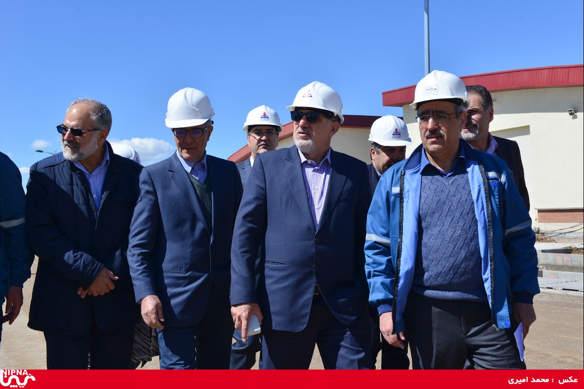بازدید معاون وزیر نفت و مدیرعامل شرکت ملی صنایع پتروشیمی از روند  پیشرفت طرح پتروشیمی میاندوآب – 98/2/4 2