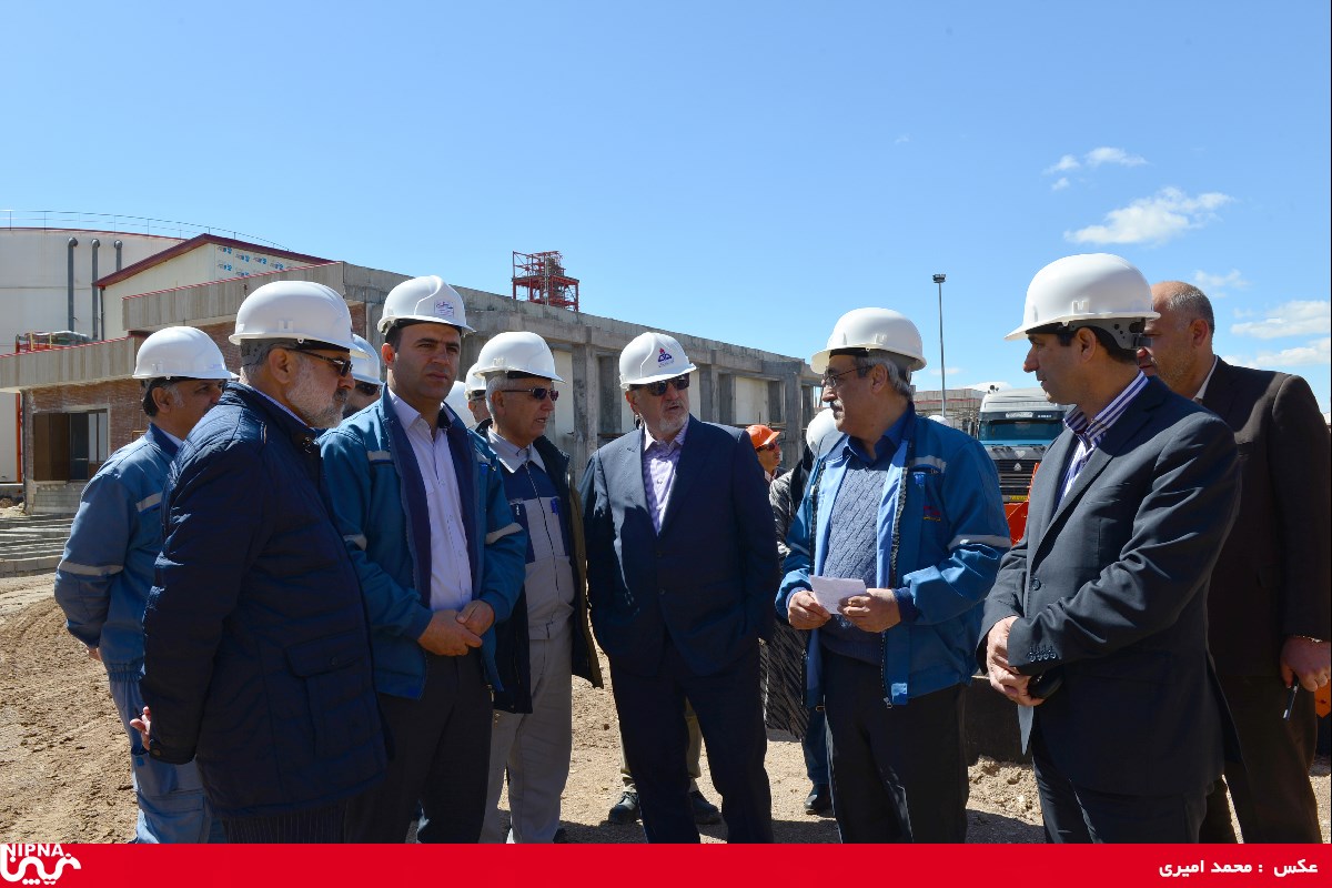 بازدید معاون وزیر نفت و مدیرعامل شرکت ملی صنایع پتروشیمی از روند  پیشرفت طرح پتروشیمی میاندوآب – 98/2/4 20