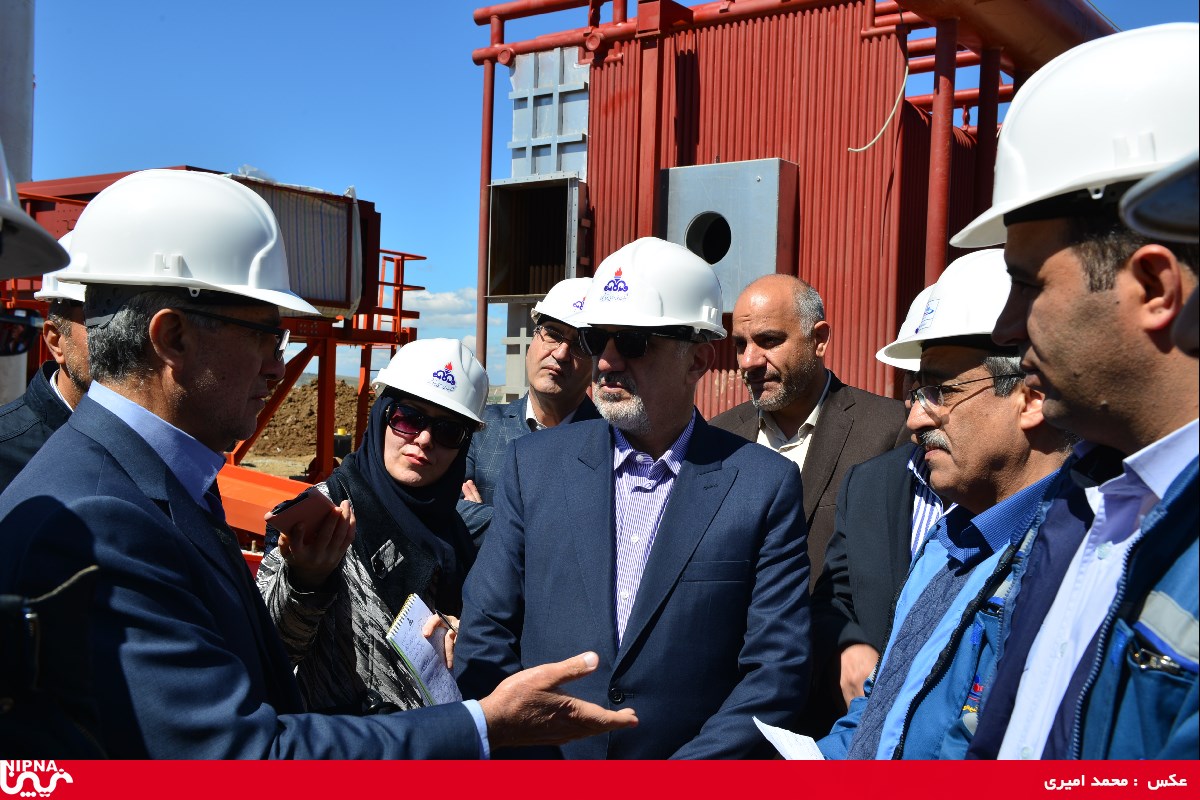 بازدید معاون وزیر نفت و مدیرعامل شرکت ملی صنایع پتروشیمی از روند  پیشرفت طرح پتروشیمی میاندوآب – 98/2/4 21