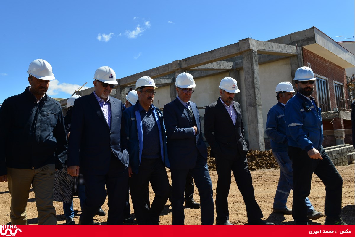 بازدید معاون وزیر نفت و مدیرعامل شرکت ملی صنایع پتروشیمی از روند  پیشرفت طرح پتروشیمی میاندوآب – 98/2/4 23