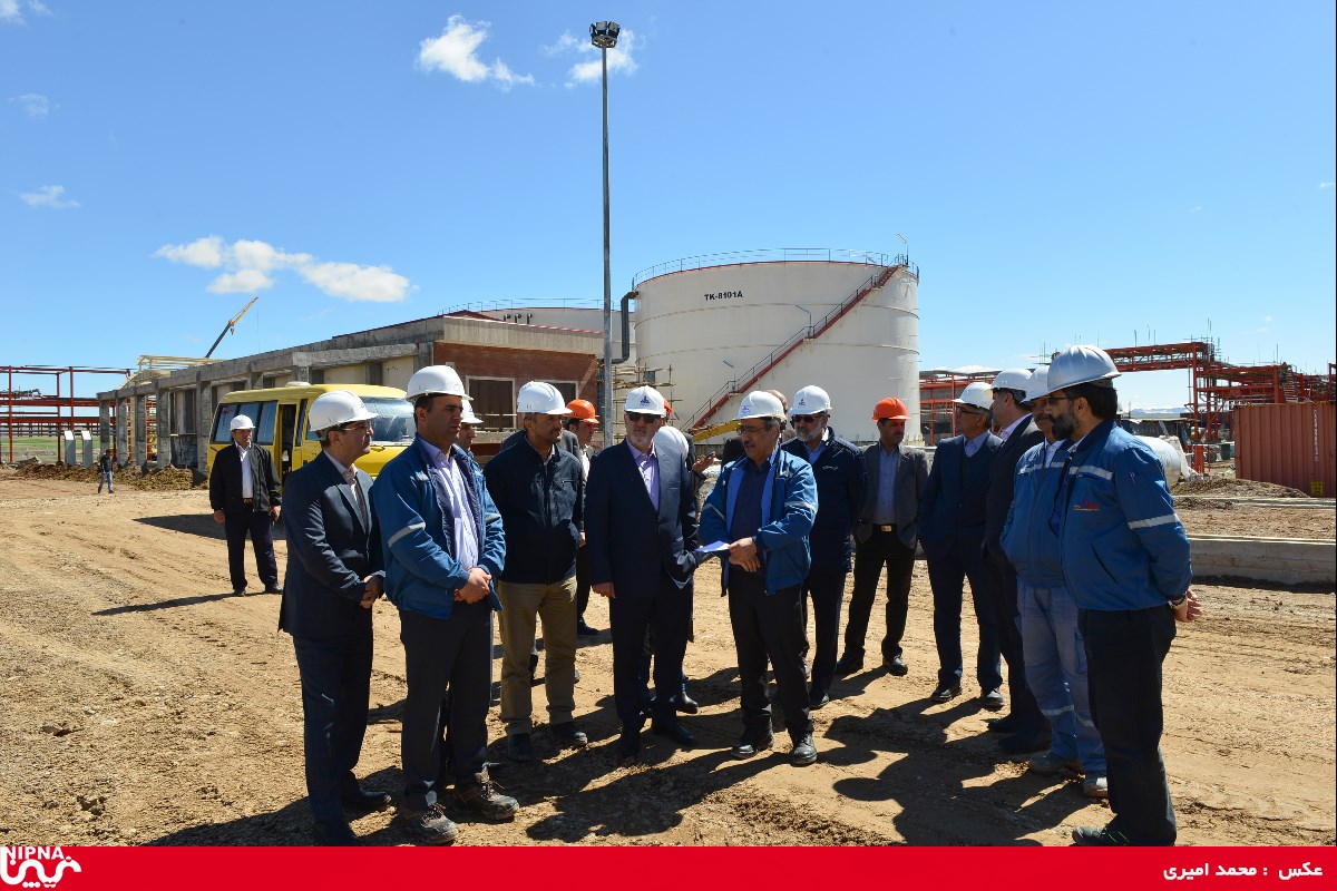 بازدید معاون وزیر نفت و مدیرعامل شرکت ملی صنایع پتروشیمی از روند  پیشرفت طرح پتروشیمی میاندوآب – 98/2/4 25