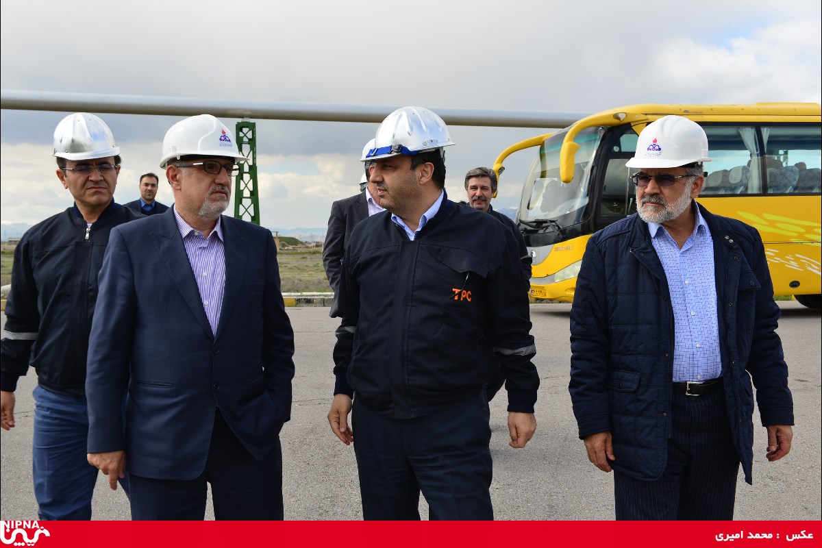 بازدید مهندس محمدی  و هیات همراه از مجتمع پتروشیمی تبریز-98/2/4 2