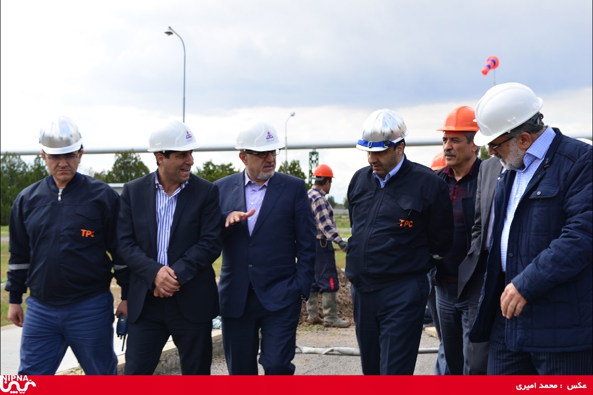 بازدید مهندس محمدی  و هیات همراه از مجتمع پتروشیمی تبریز-98/2/4 4