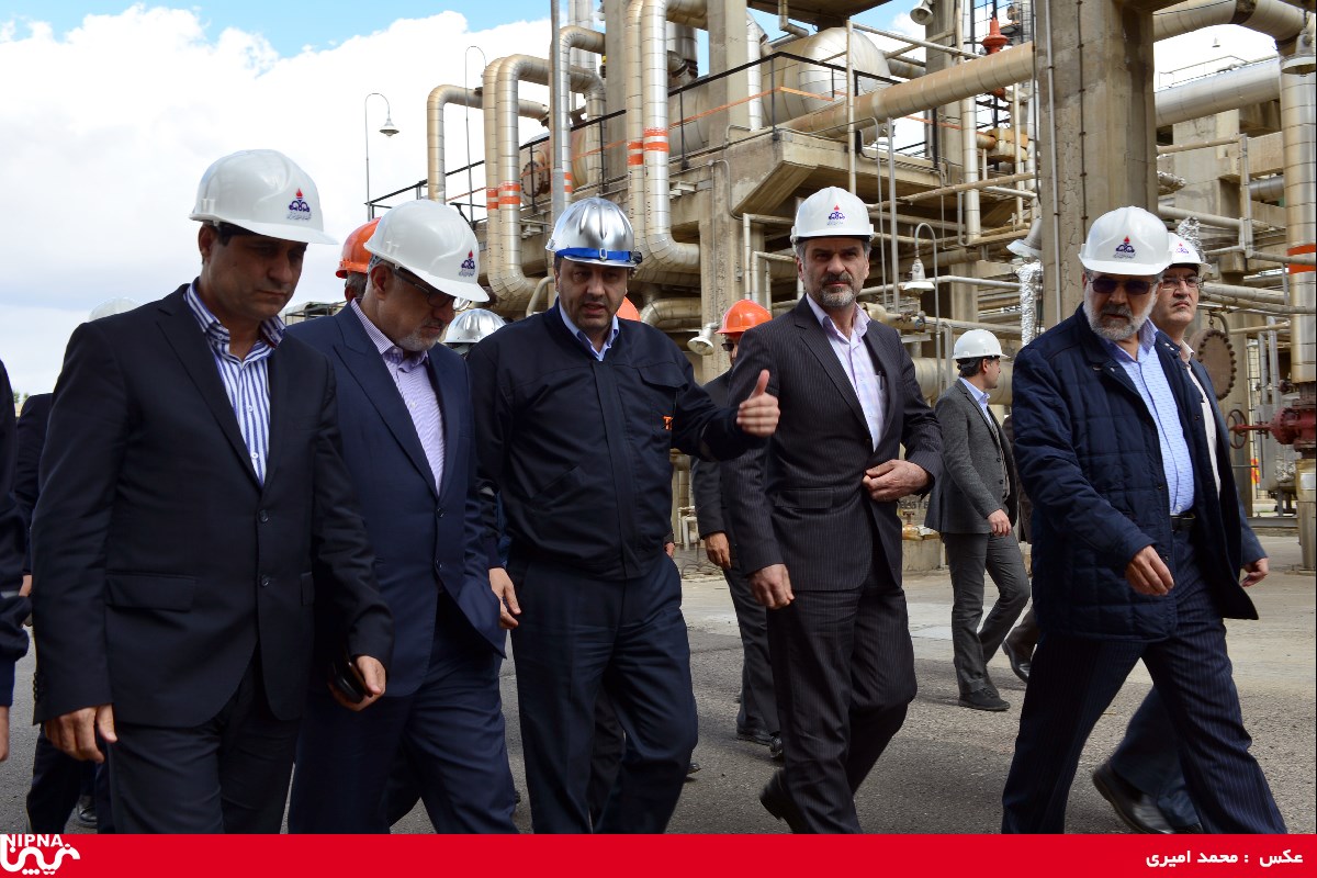 بازدید مهندس محمدی  و هیات همراه از مجتمع پتروشیمی تبریز-98/2/4 5
