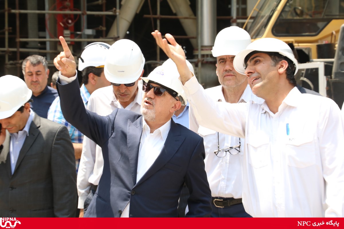 بازدید معاون وزیر نفت و مدیر عامل شرکت ملی صنایع پتروشیمی از طرح های استحصال اتان شرکت پالایش پارسیان سپهر، واحد متانول پتروشیمی بوشهر و متانول کاوه-98/4/12 8