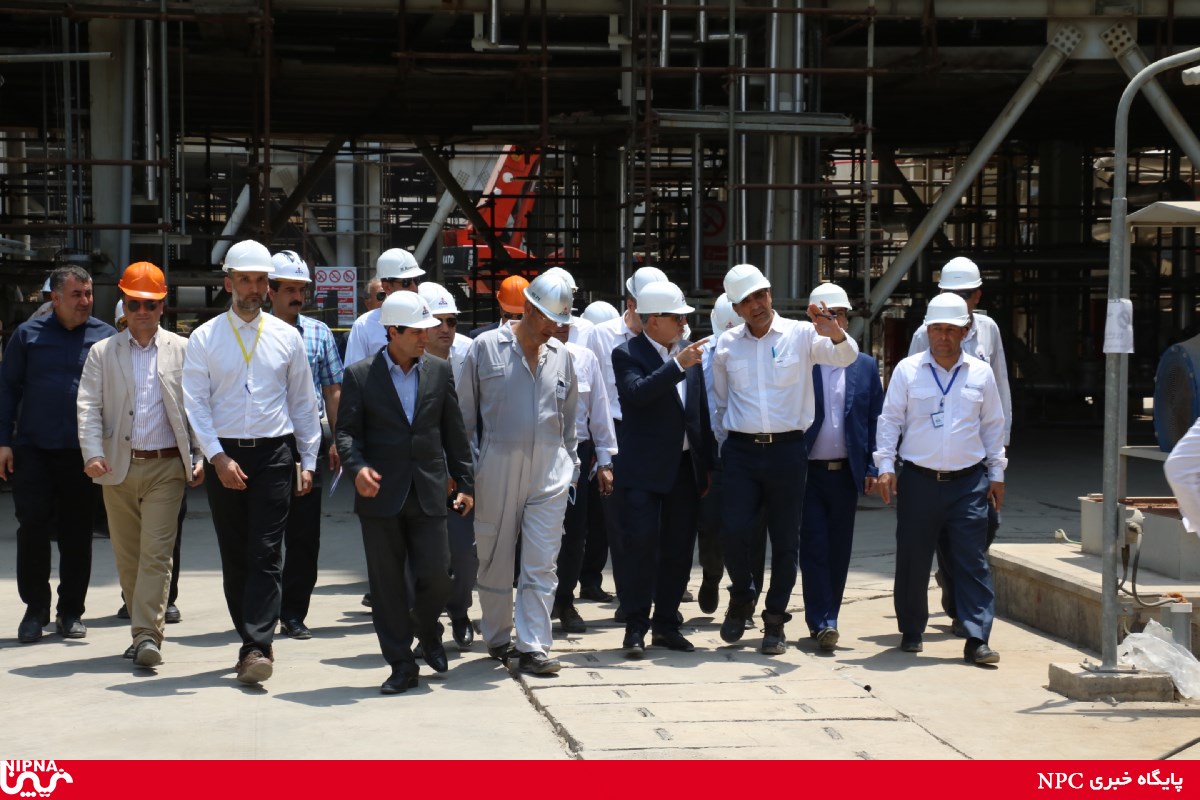 بازدید معاون وزیر نفت و مدیر عامل شرکت ملی صنایع پتروشیمی از طرح های استحصال اتان شرکت پالایش پارسیان سپهر، واحد متانول پتروشیمی بوشهر و متانول کاوه-98/4/12 9