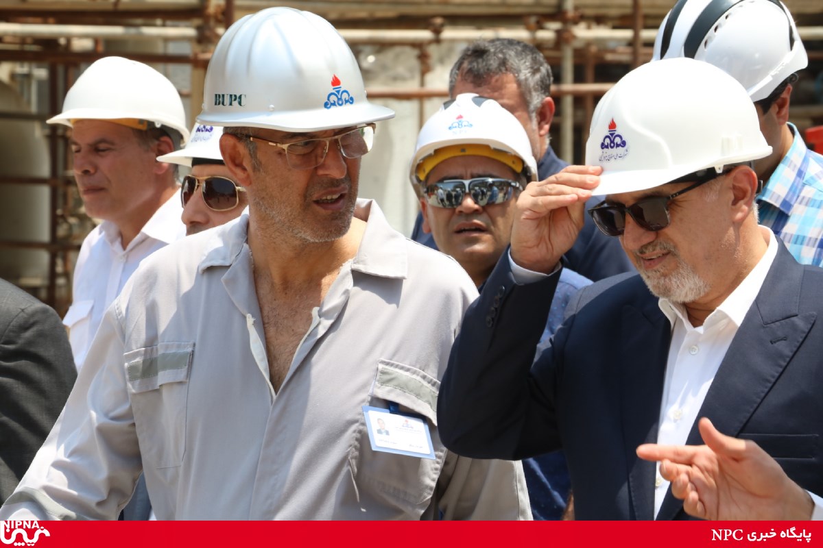 بازدید معاون وزیر نفت و مدیر عامل شرکت ملی صنایع پتروشیمی از طرح های استحصال اتان شرکت پالایش پارسیان سپهر، واحد متانول پتروشیمی بوشهر و متانول کاوه-98/4/12 10