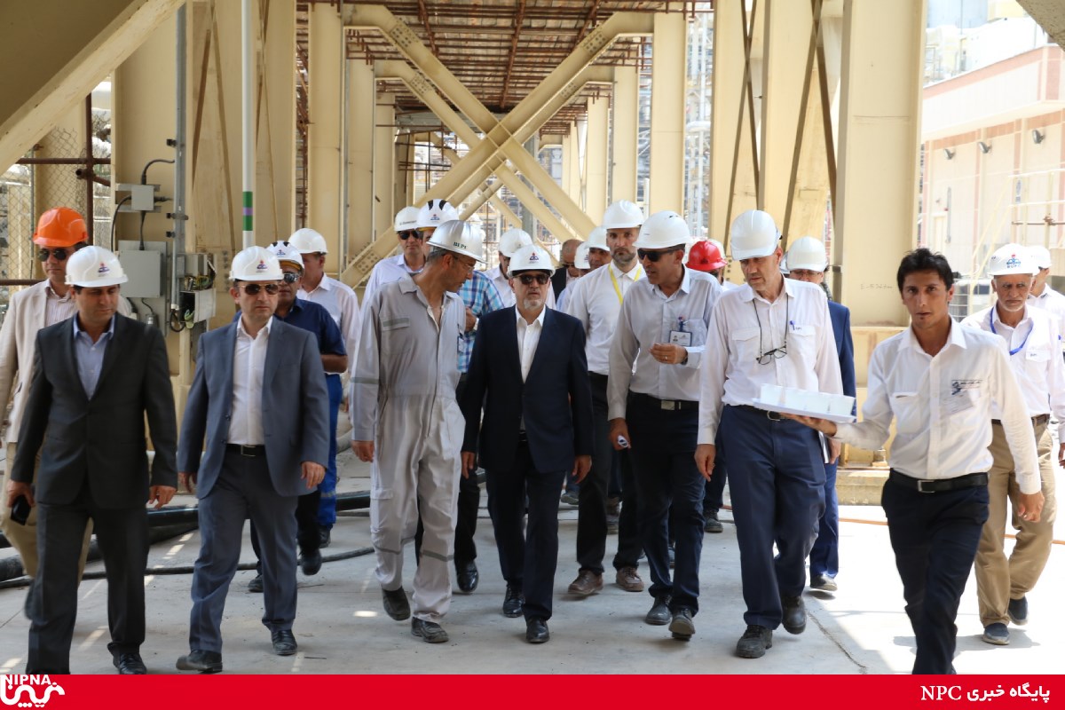 بازدید معاون وزیر نفت و مدیر عامل شرکت ملی صنایع پتروشیمی از طرح های استحصال اتان شرکت پالایش پارسیان سپهر، واحد متانول پتروشیمی بوشهر و متانول کاوه-98/4/12 13