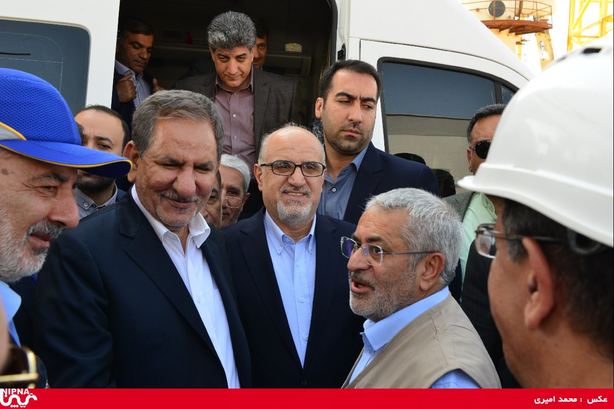 بازدید معاون اول رئیس جمهور از طرح پالایش پارسیان سپهر- 98/4/18 10