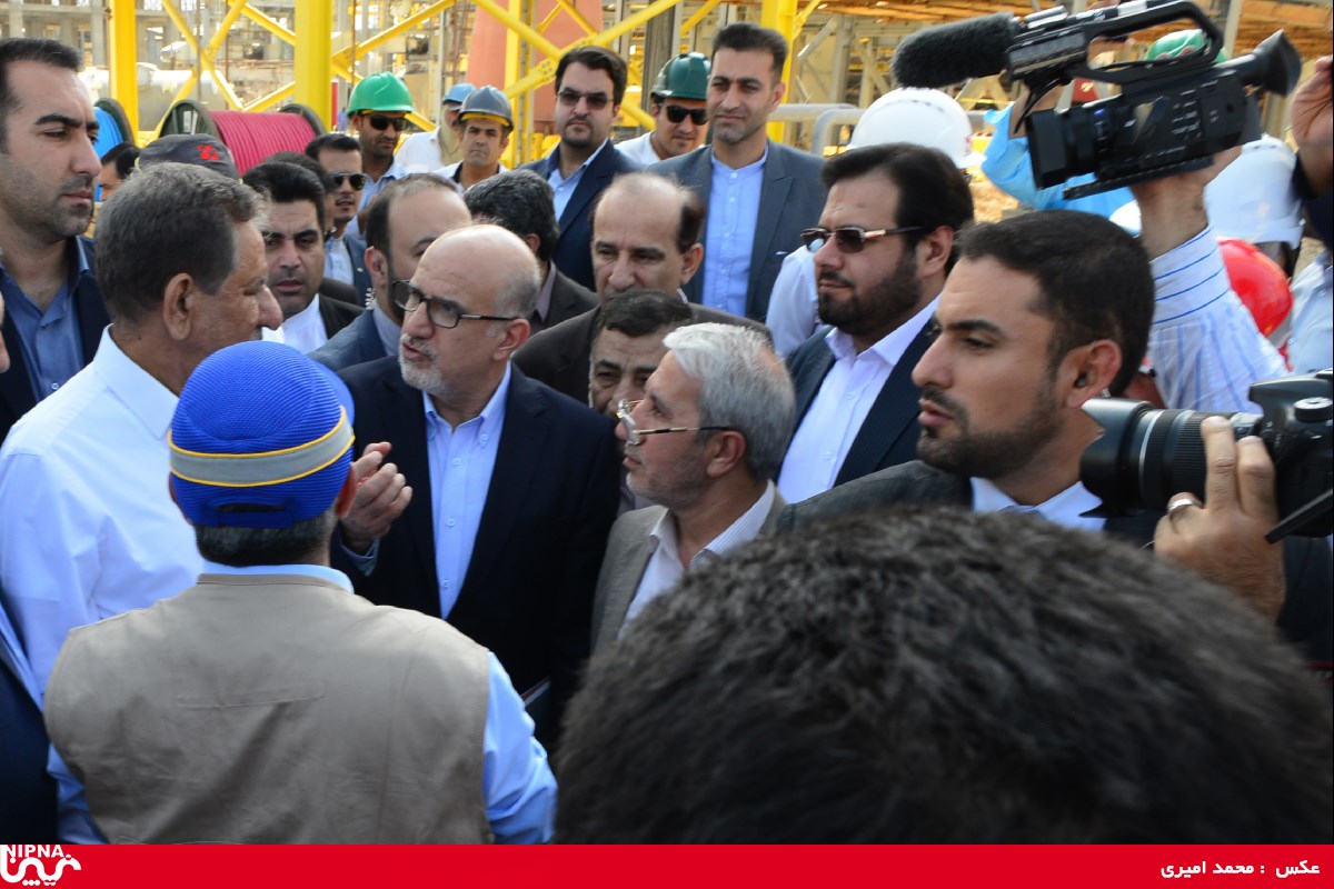 بازدید معاون اول رئیس جمهور از طرح پالایش پارسیان سپهر- 98/4/18 11