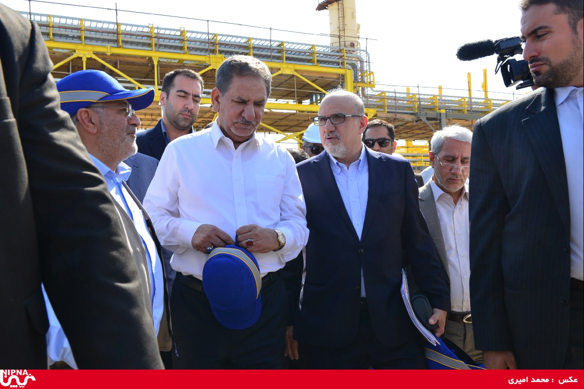 بازدید معاون اول رئیس جمهور از طرح پالایش پارسیان سپهر- 98/4/18 13