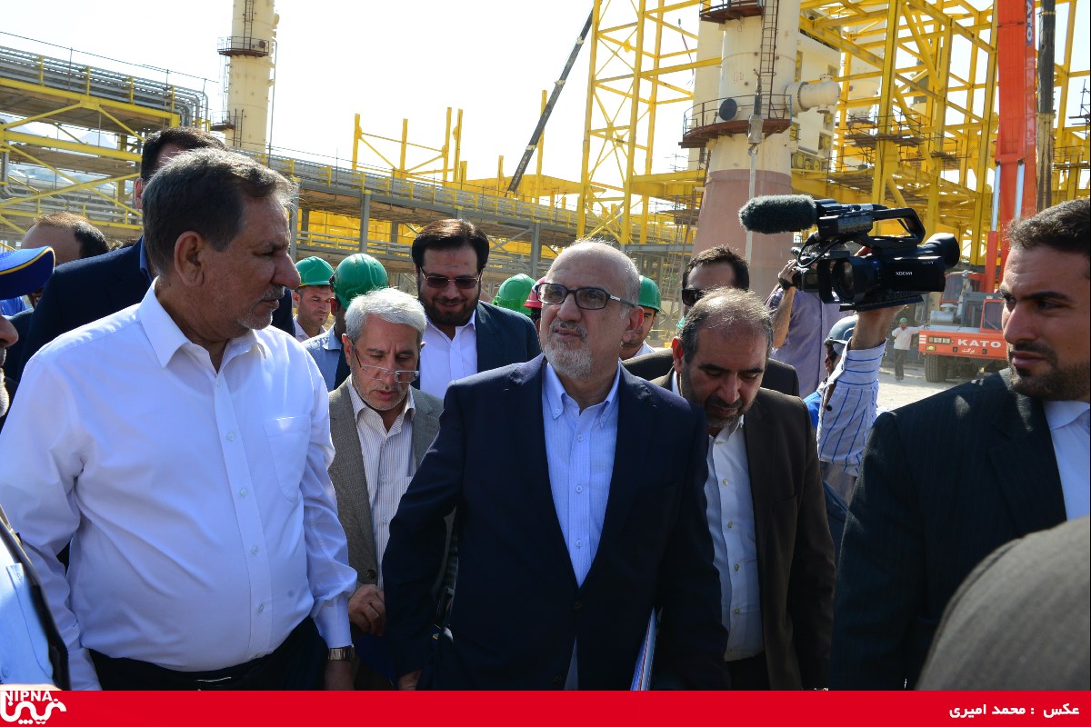 بازدید معاون اول رئیس جمهور از طرح پالایش پارسیان سپهر- 98/4/18 14