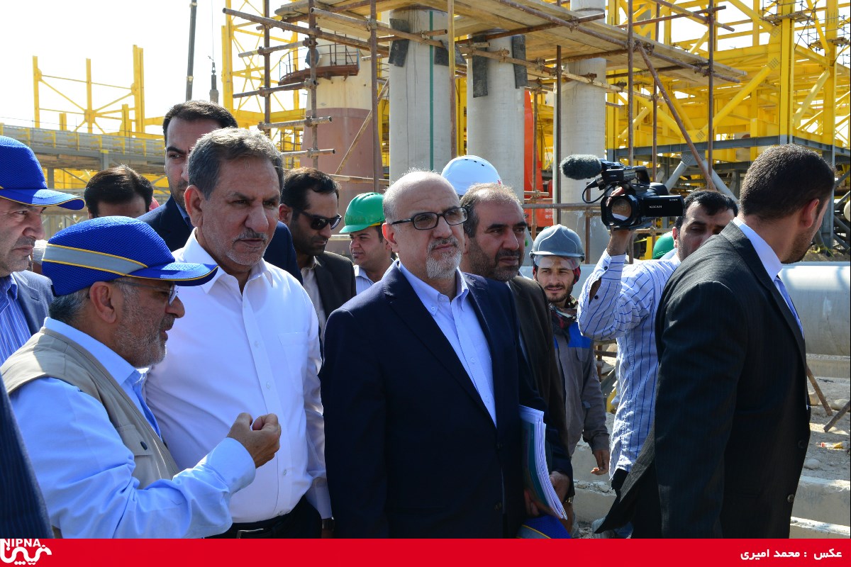 بازدید معاون اول رئیس جمهور از طرح پالایش پارسیان سپهر- 98/4/18 15