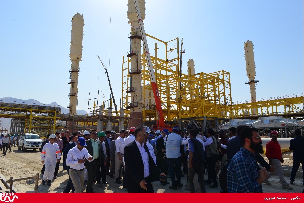 بازدید معاون اول رئیس جمهور از طرح پالایش پارسیان سپهر- 98/4/18 16