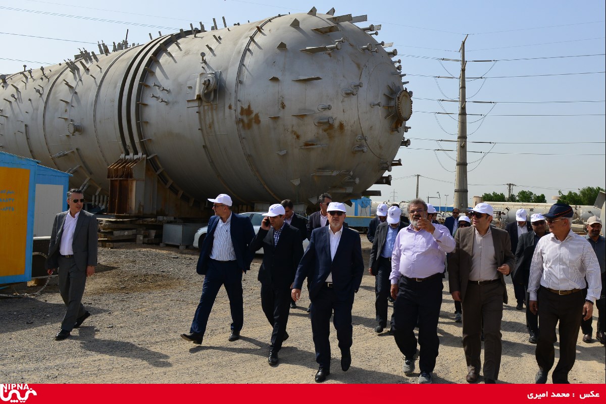 بازدید معاون وزیر نفت از مجتمع های پتروشیمی امیرکبیر، رازی، فن آوران و طرح های پتروشیمی ارگ، پتروناد،PBR  تخت جمشید و هیرسا شیمی-98/4/31 8
