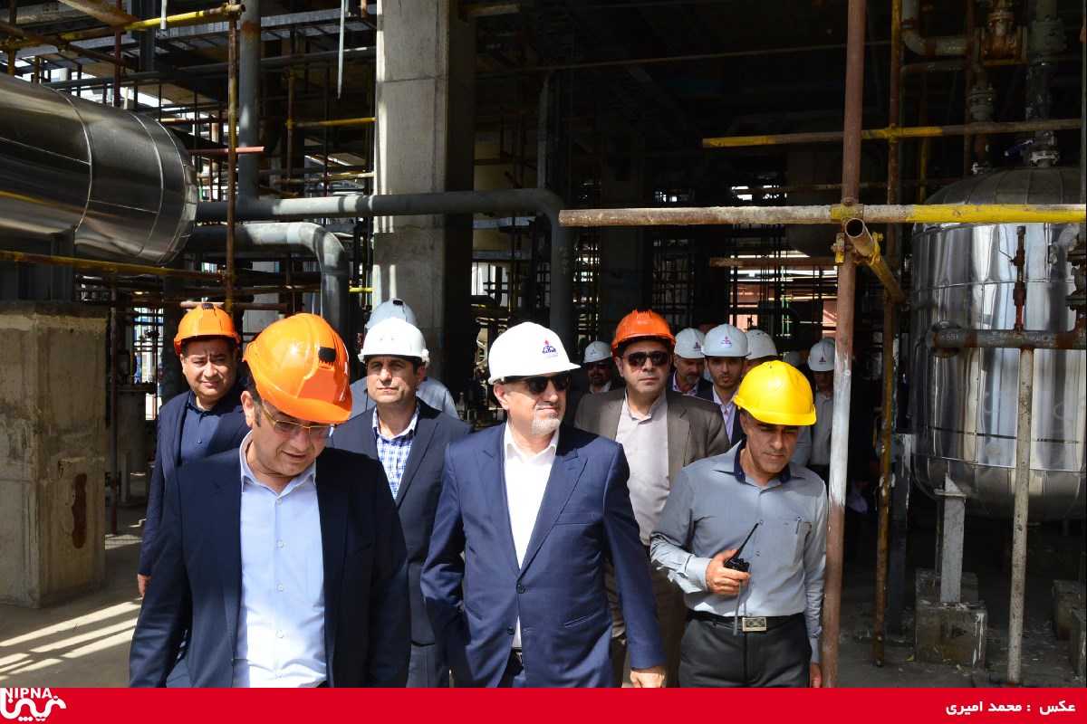 بازدید معاون وزیر نفت از مجتمع های پتروشیمی امیرکبیر، رازی، فن آوران و طرح های پتروشیمی ارگ، پتروناد،PBR  تخت جمشید و هیرسا شیمی-98/4/31 24