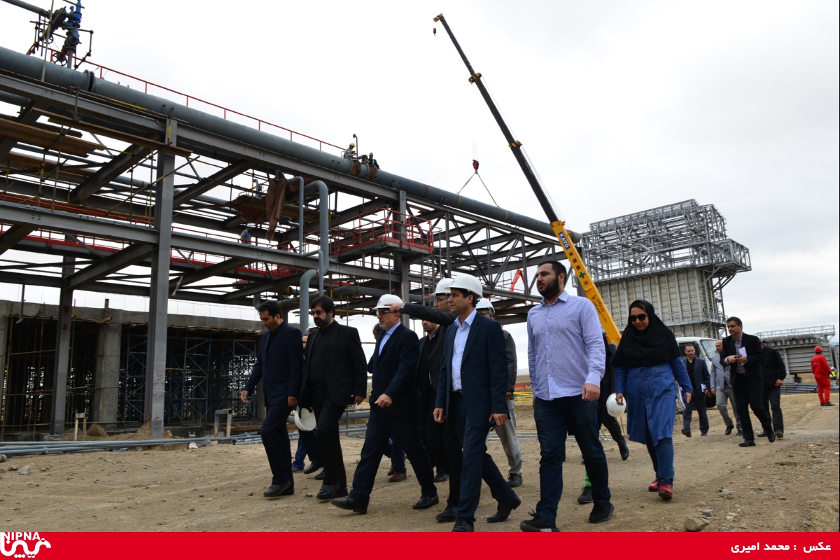 بازدید معاون وزیر نفت به همراه استاندار اردبیل از طرح پتروشیمی آرتا انرژی – 98/6/13 2