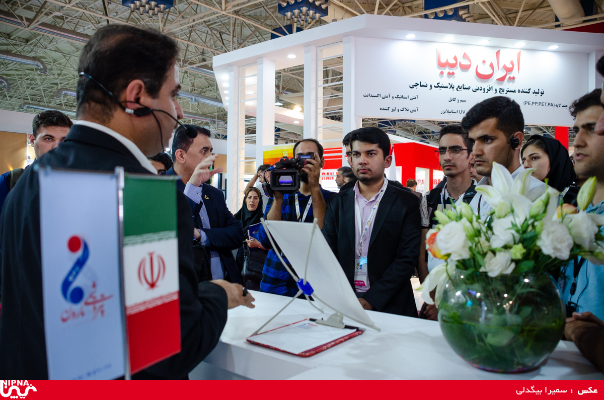 بازدید دانشجویان مهندسی پلیمر و شیمی دانشگاه تهران از سیزدهمین نمایشگاه ایران پلاست 3